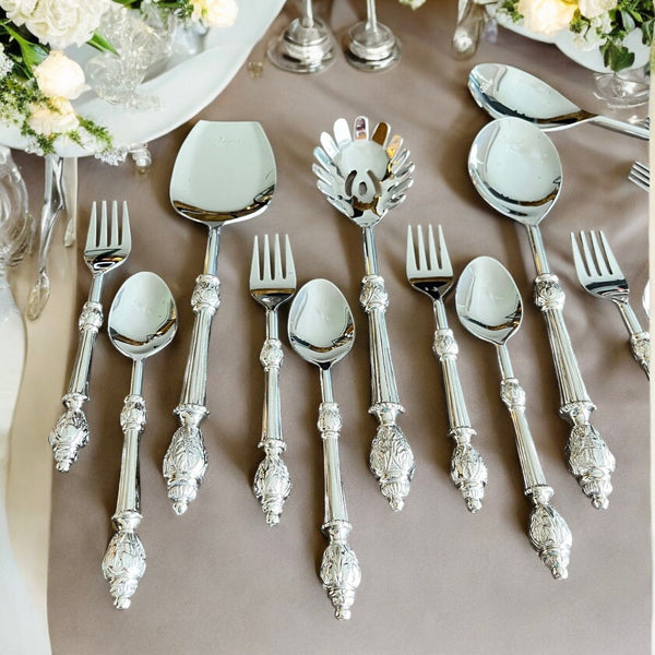 The Amála Silver 12 Piece Spoon & Fork Set: The Perfect Pairing for Every Plate