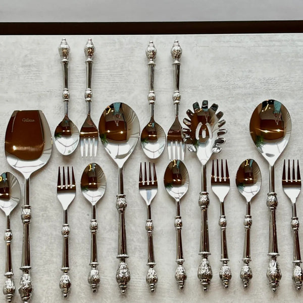 The Amála Silver 12 Piece Spoon & Fork Set: The Perfect Pairing for Every Plate