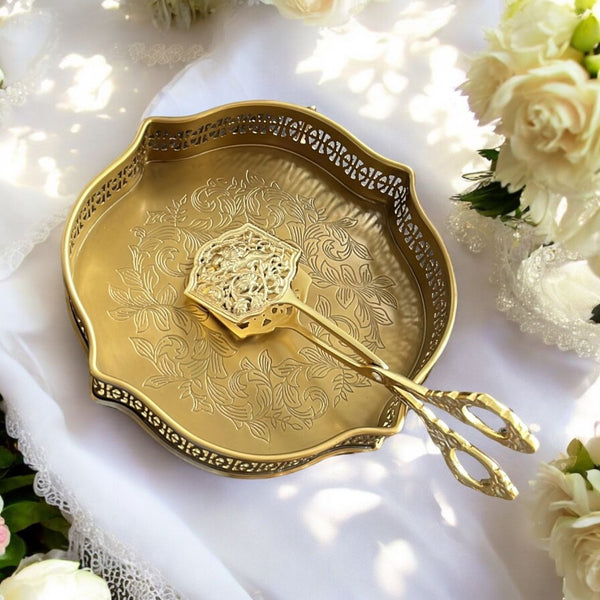 Názm Petal - Brass Tray