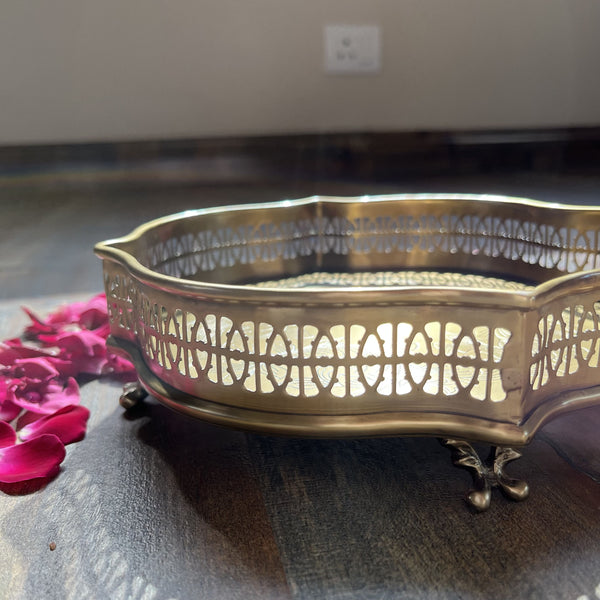 Názm Petal - Brass Tray